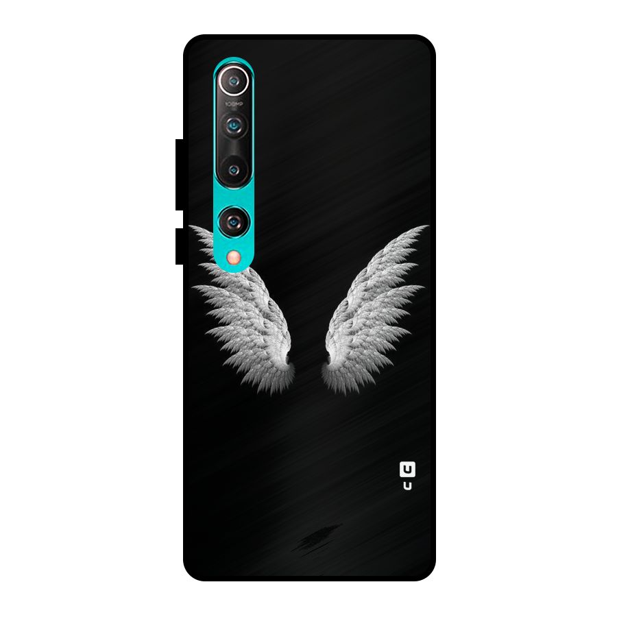 White Wings Metal Back Case for Mi 10