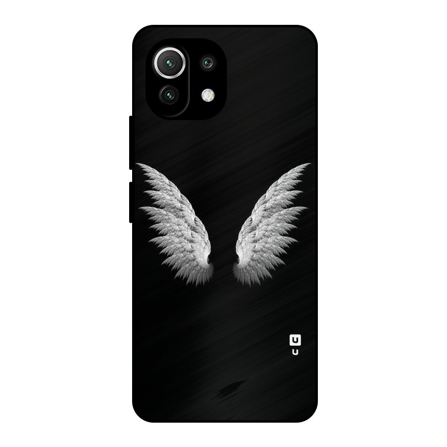 White Wings Metal Back Case for Mi 11 Lite