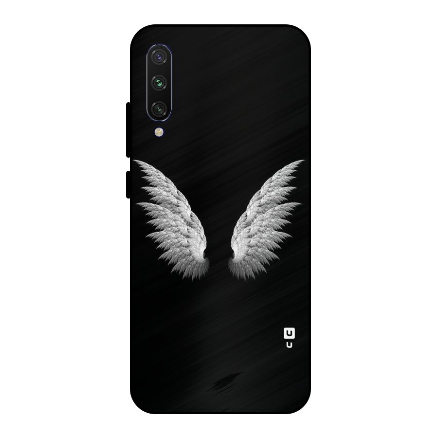 White Wings Metal Back Case for Mi A3
