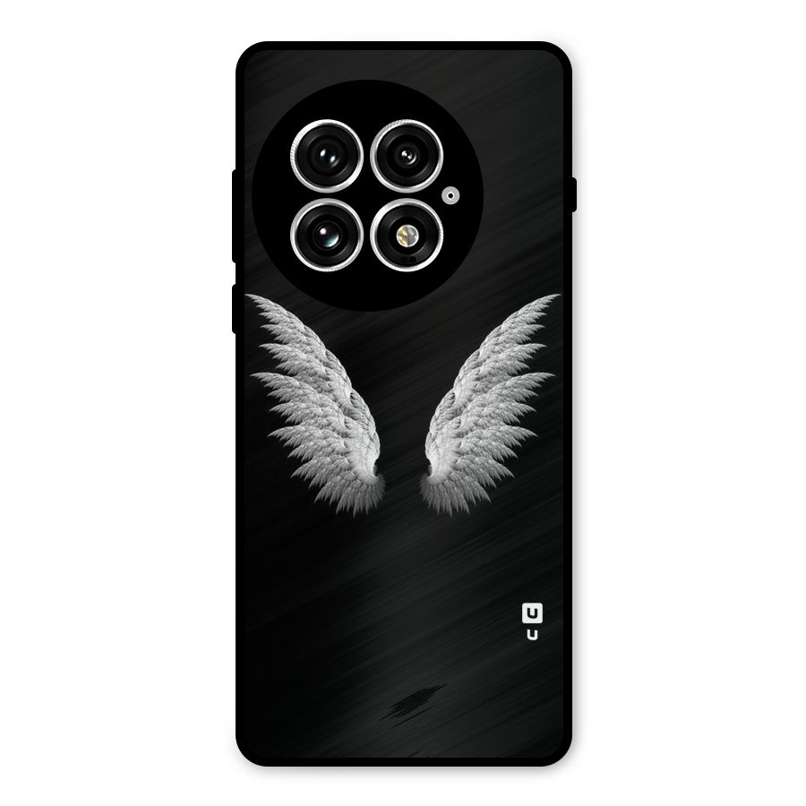 White Wings Metal Back Case for OnePlus 13