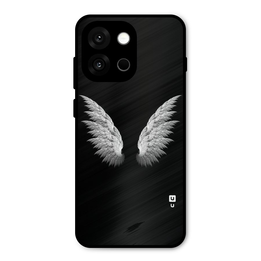 White Wings Metal Back Case for OnePlus 13s