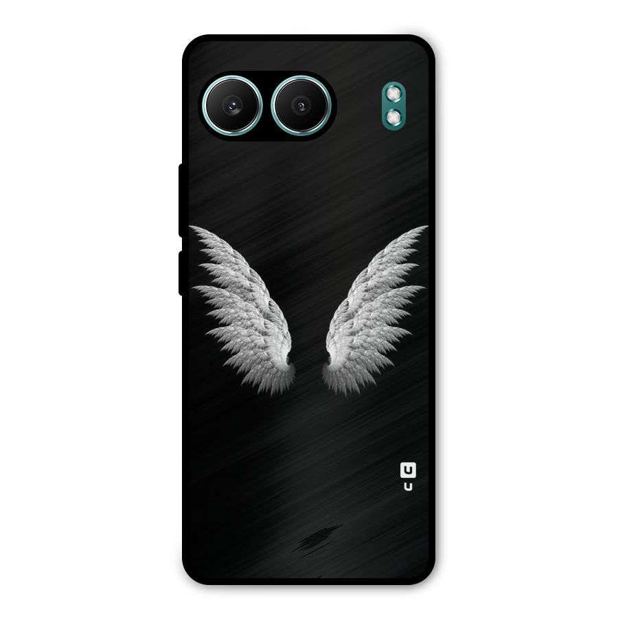 White Wings Metal Back Case for OnePlus Nord 4