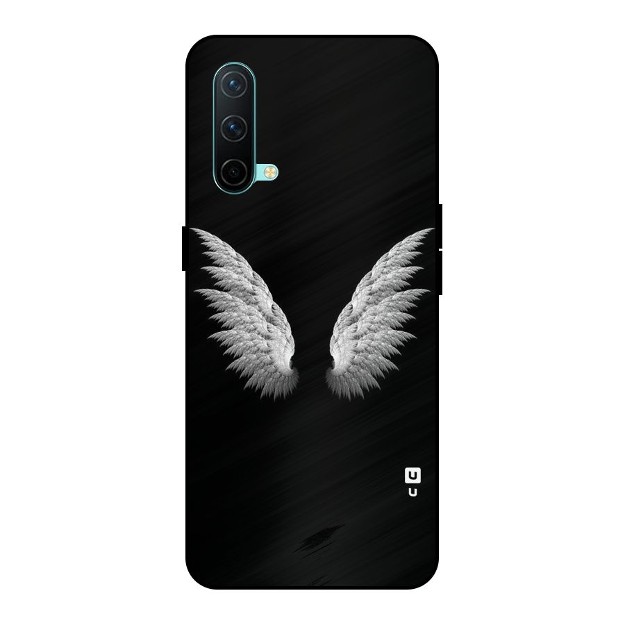 White Wings Metal Back Case for OnePlus Nord CE 5G