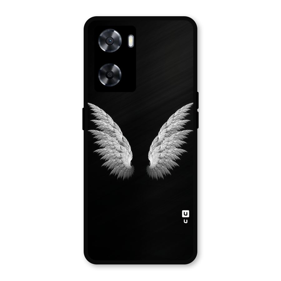 White Wings Metal Back Case for OnePlus Nord N20 SE
