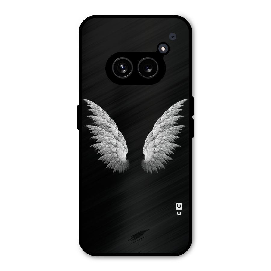White Wings Metal Back Case for Nothing Phone 2a