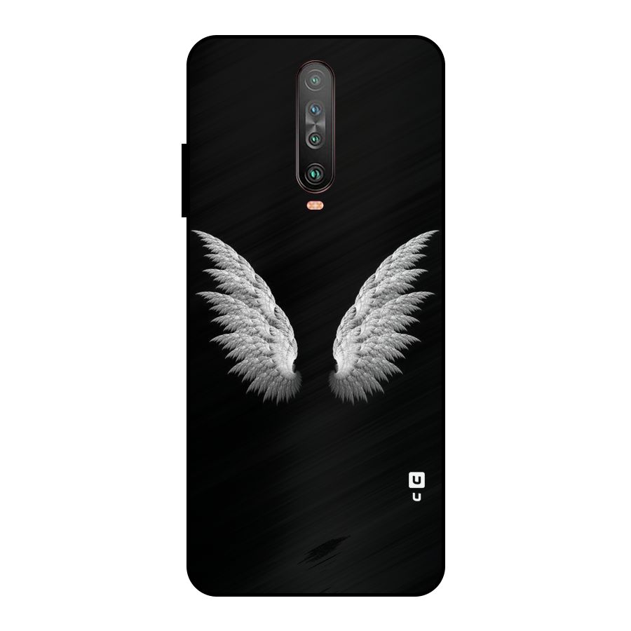 White Wings Metal Back Case for Poco X2