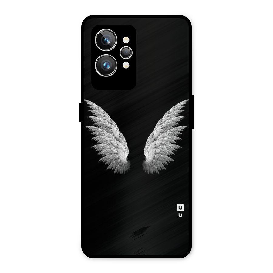 White Wings Metal Back Case for Realme GT2 Pro