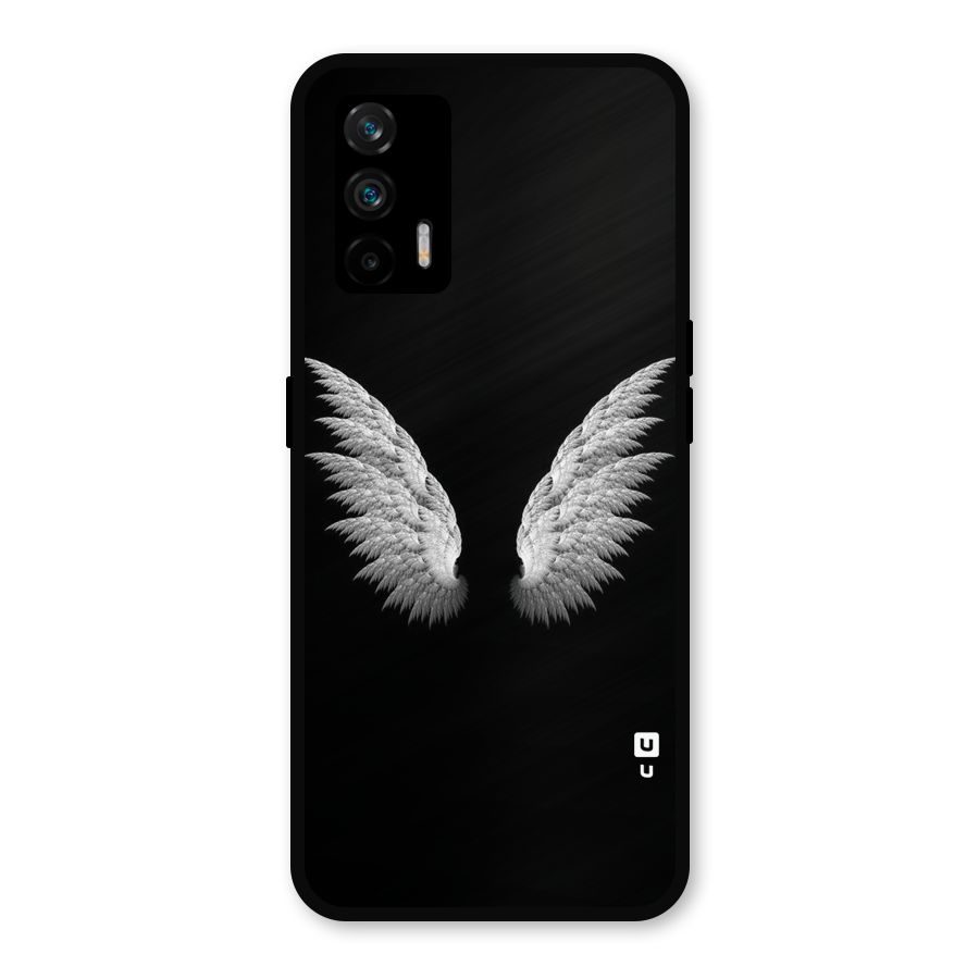 White Wings Metal Back Case for Realme GT 5G