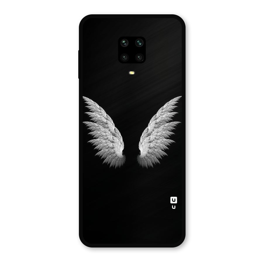 White Wings Metal Back Case for Redmi Note 10 Lite