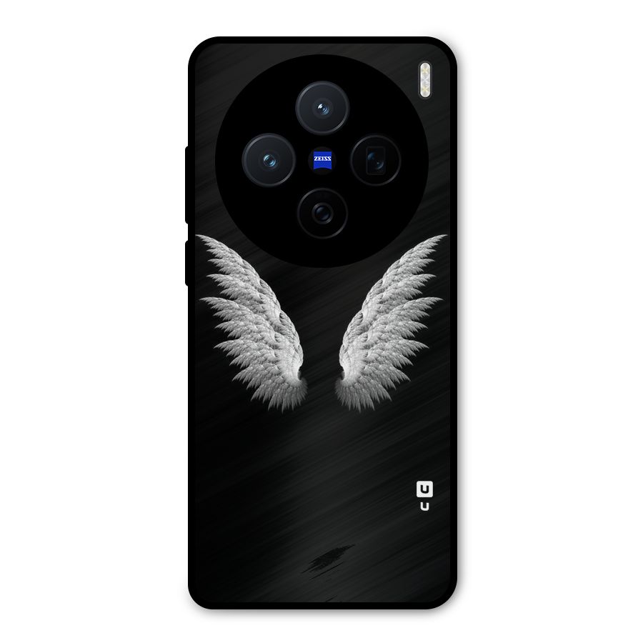 White Wings Metal Back Case for Vivo X200