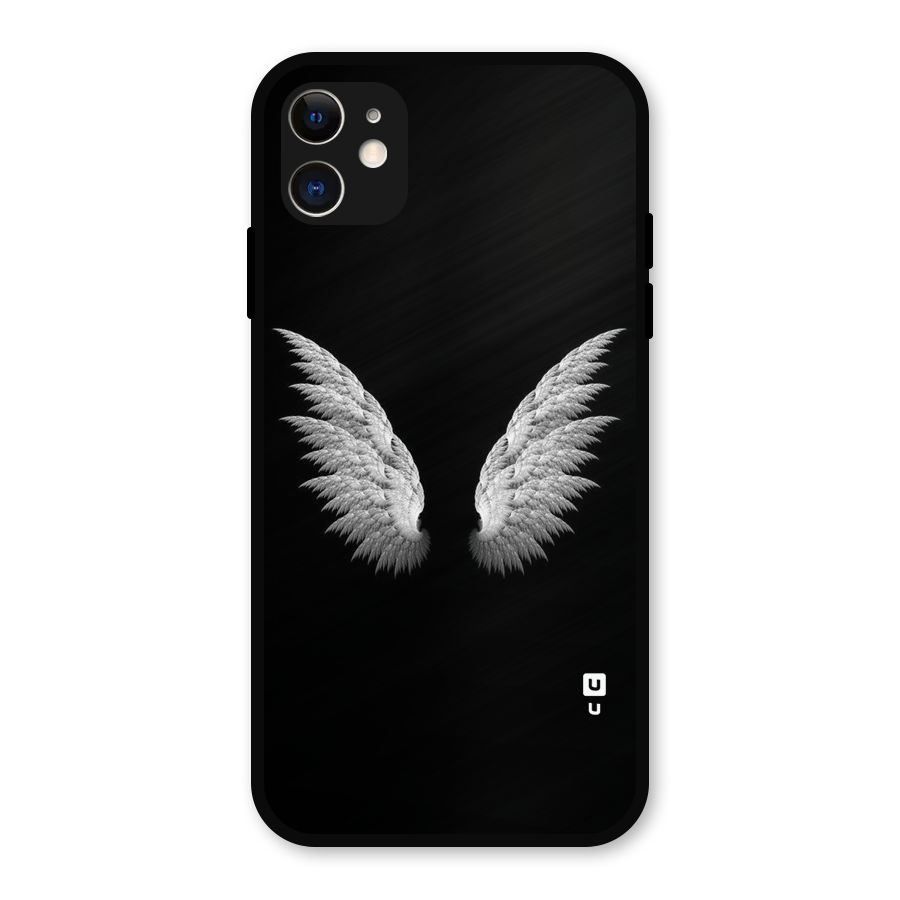 White Wings Metal Back Case for iPhone 11