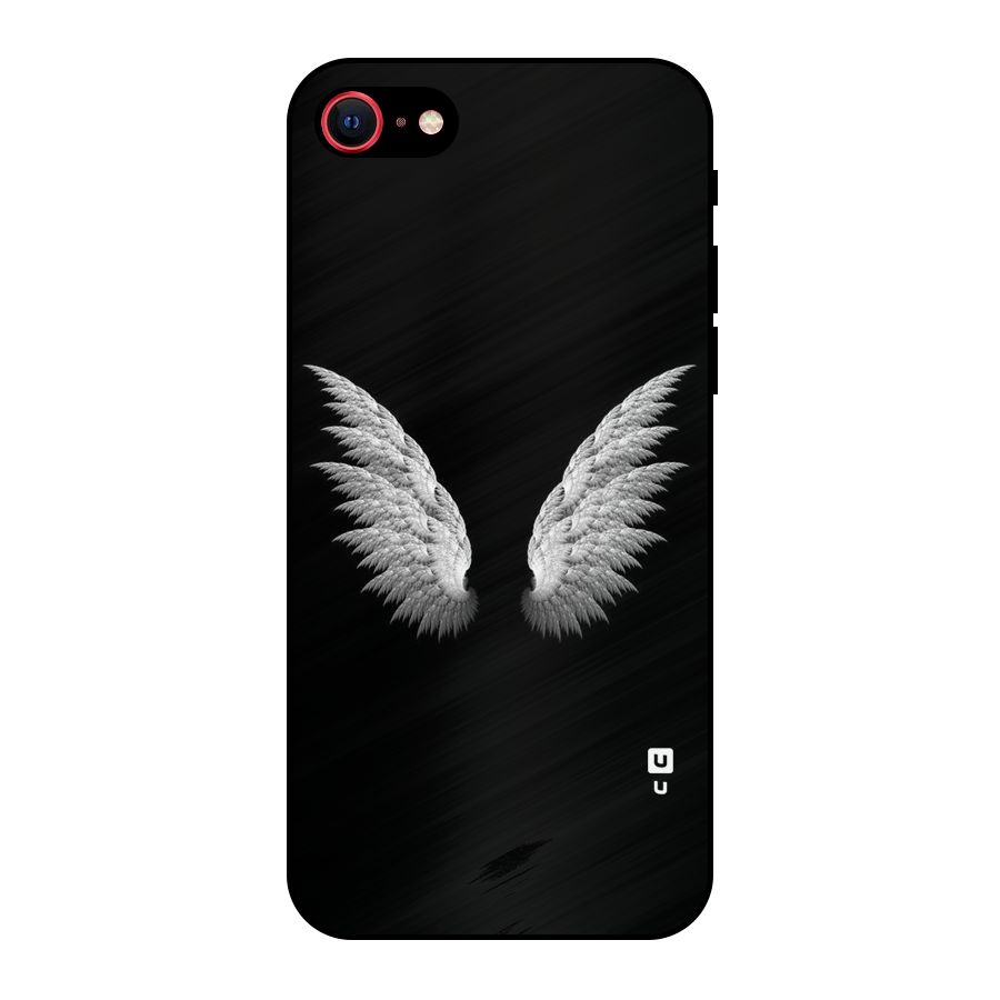 White Wings Metal Back Case for iPhone 7