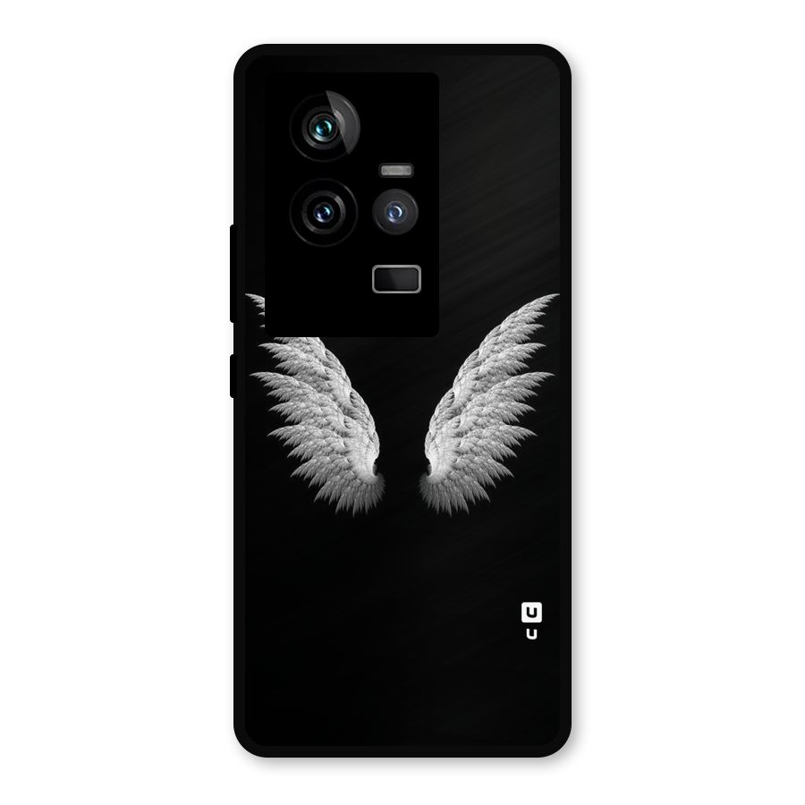 White Wings Metal Back Case for iQOO 11 5G