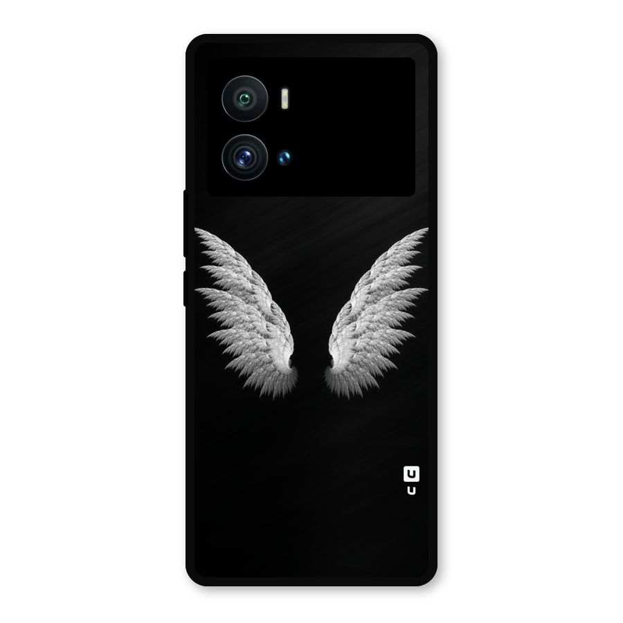 White Wings Metal Back Case for iQOO 9 Pro