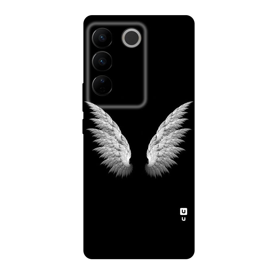 White Wings Original Polycarbonate Back Case for Vivo V27