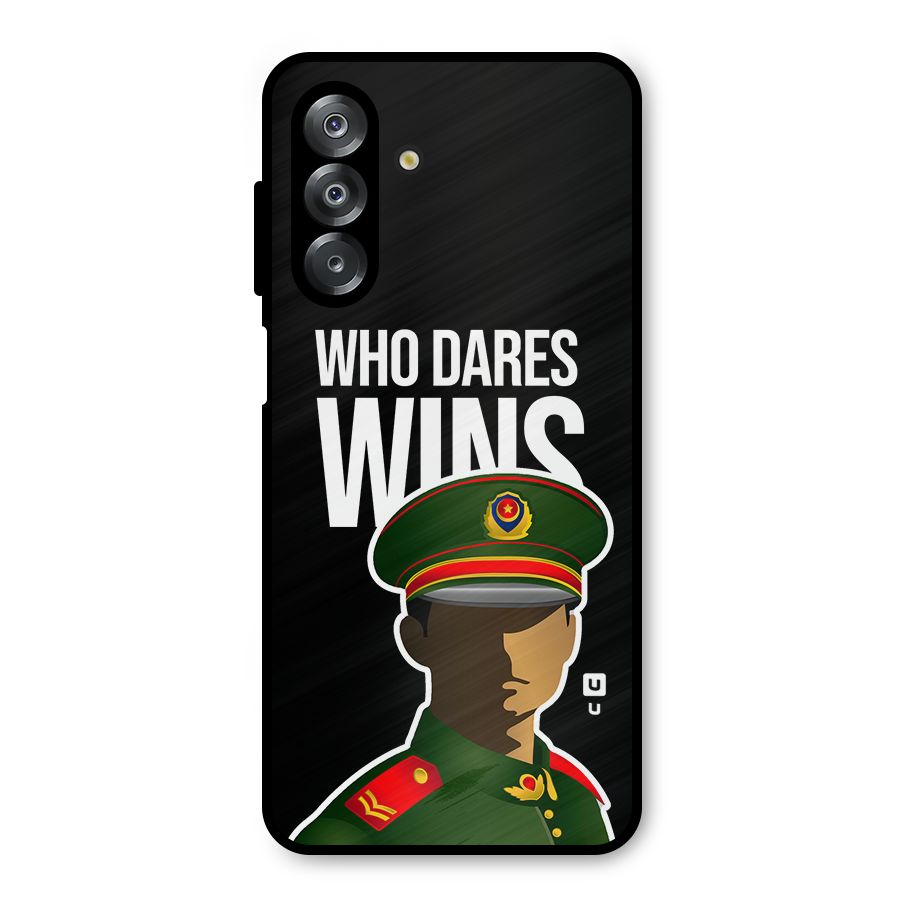 Who Dares Wins Metal Back Case for Galaxy A26
