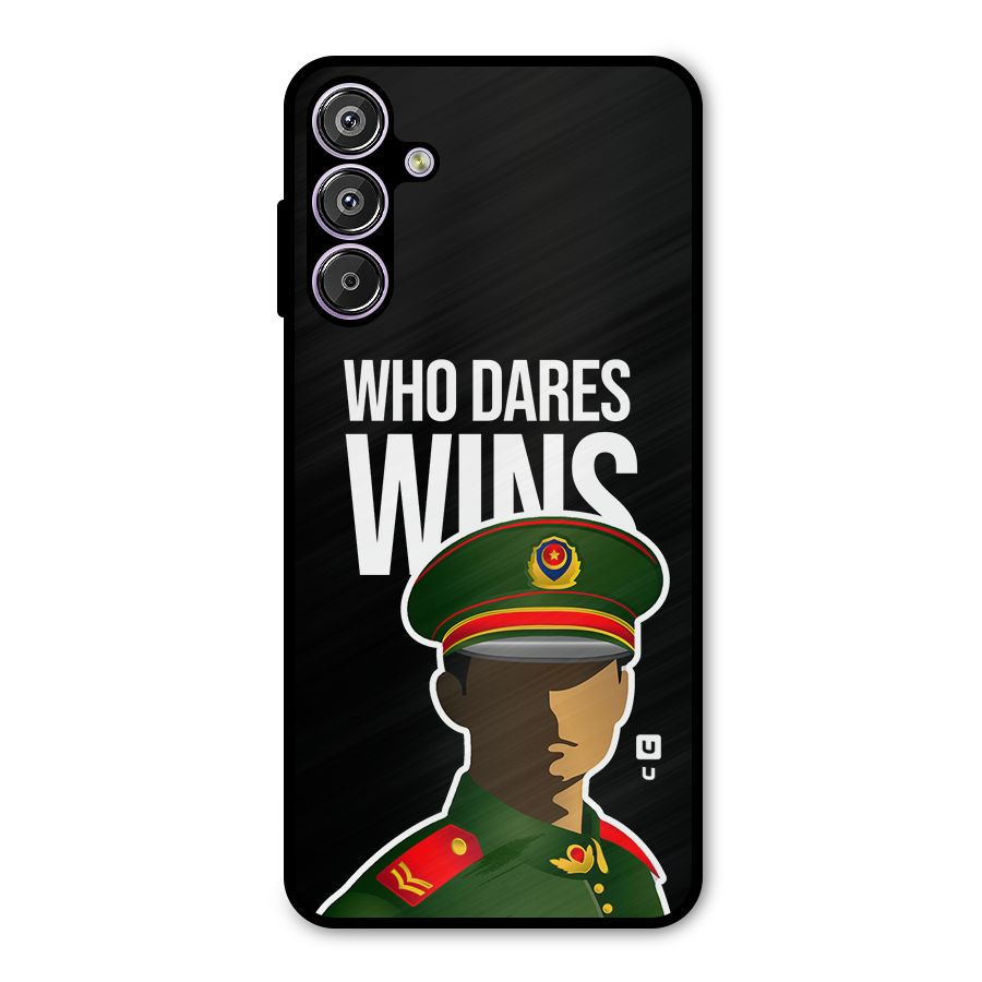 Who Dares Wins Metal Back Case for Galaxy F15