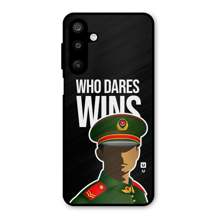 Who Dares Wins Metal Back Case for Galaxy M16