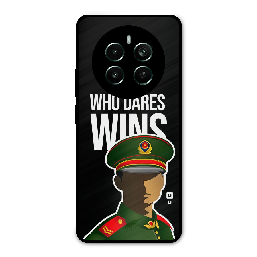 Who Dares Wins Metal Back Case for Realme 12 Pro Plus
