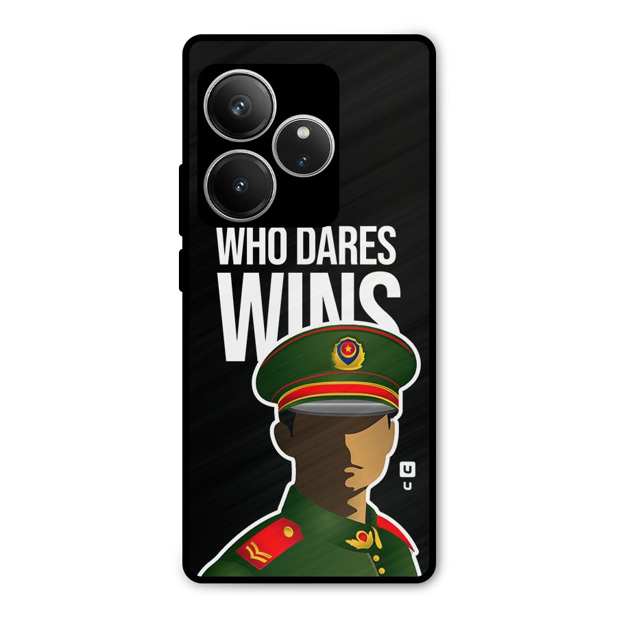 Who Dares Wins Metal Back Case for Realme GT 6