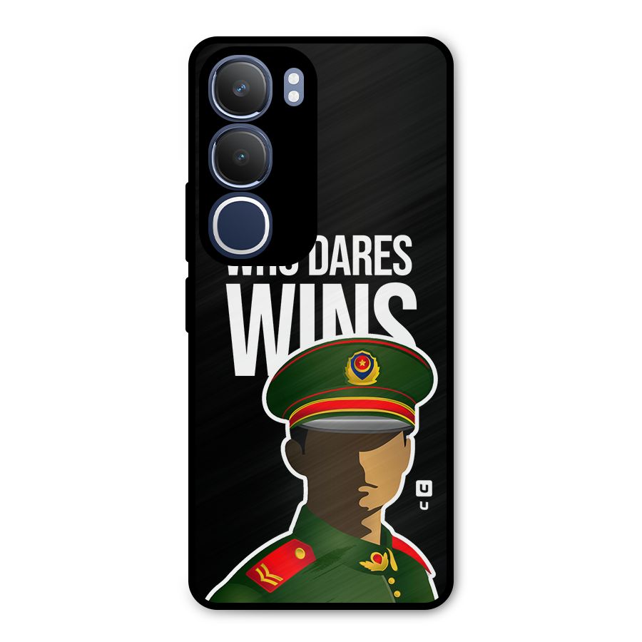 Who Dares Wins Metal Back Case for Vivo Y29