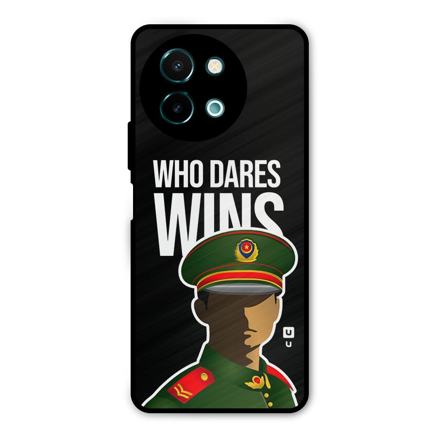 Who Dares Wins Metal Back Case for Vivo Y58