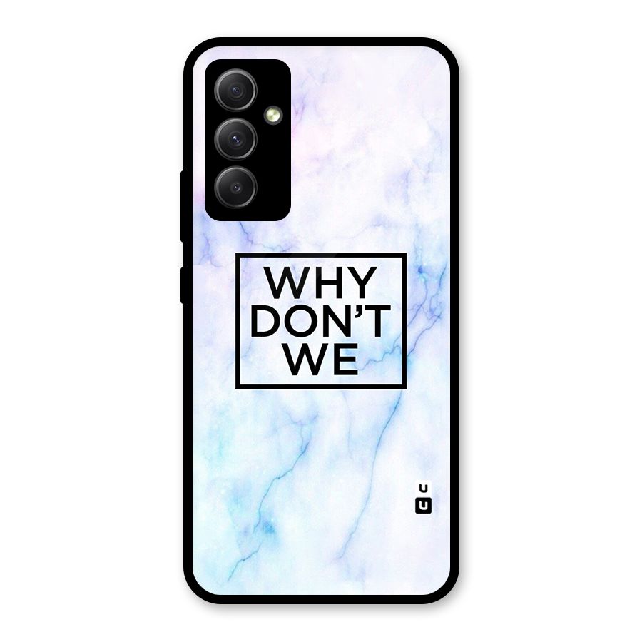 Why Dont We Glass Back Case for Galaxy A34