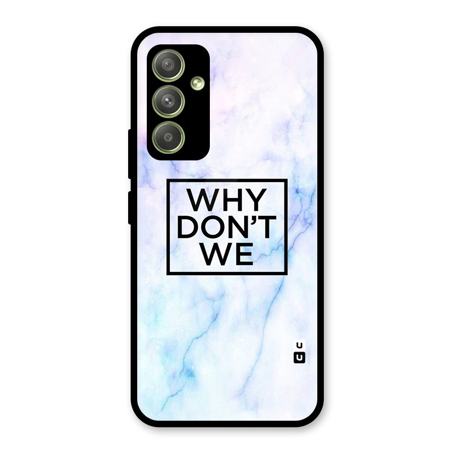 Why Dont We Glass Back Case for Galaxy A54