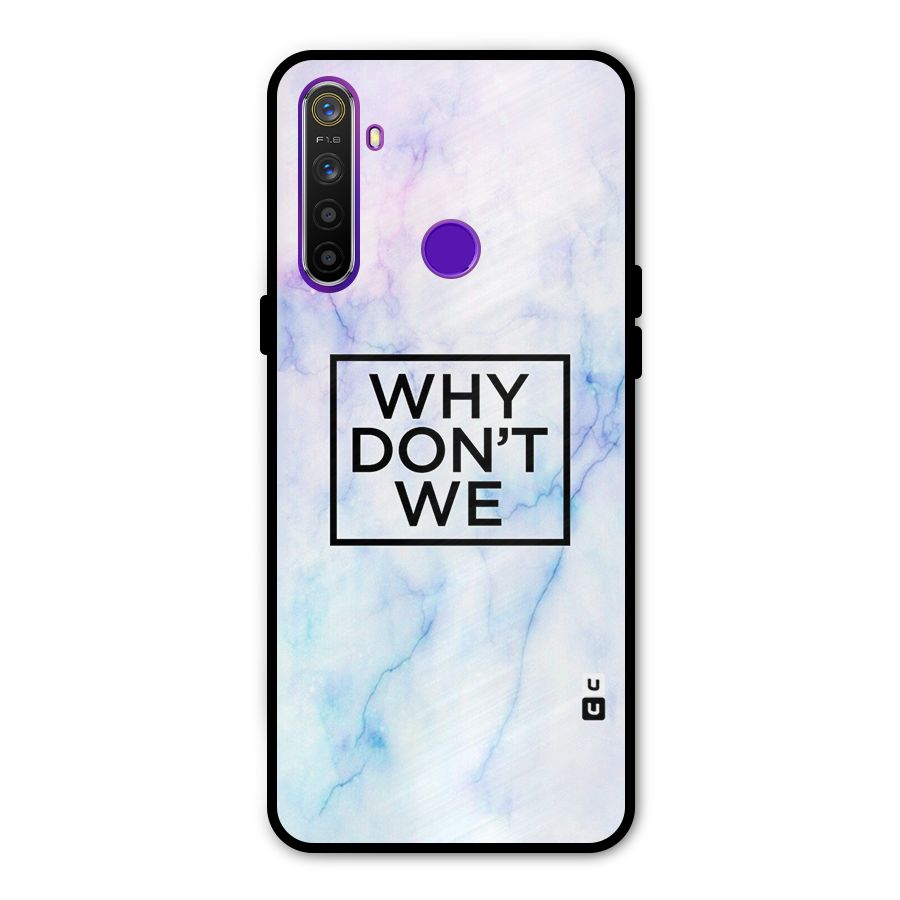 Why Dont We Glass Back Case for Realme 5s