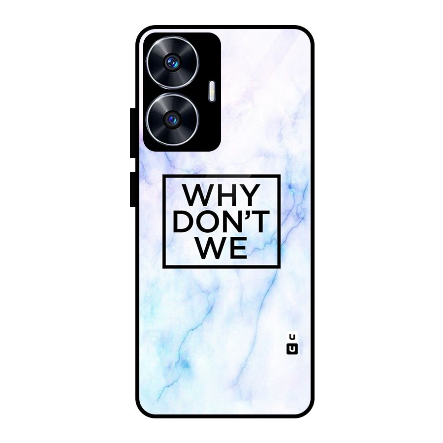 Why Dont We Glass Back Case for Realme Narzo N55