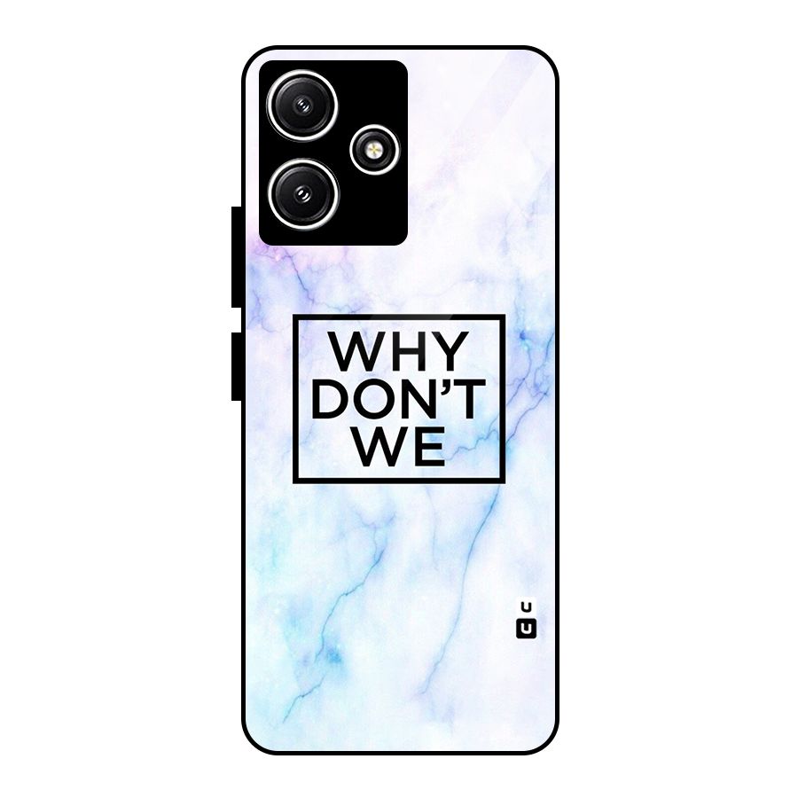 Why Dont We Glass Back Case for Redmi 12 5G
