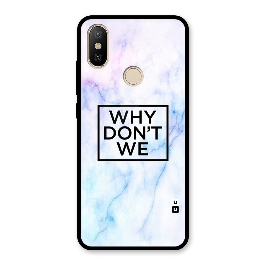 Why Dont We Glass Back Case for Redmi A2