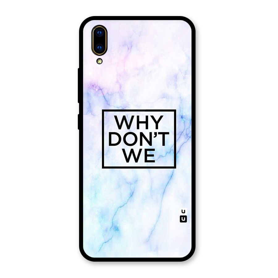 Why Dont We Glass Back Case for Vivo V11 Pro