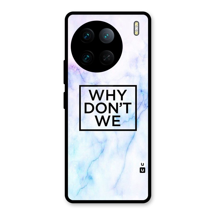 Why Dont We Glass Back Case for Vivo X90 Pro