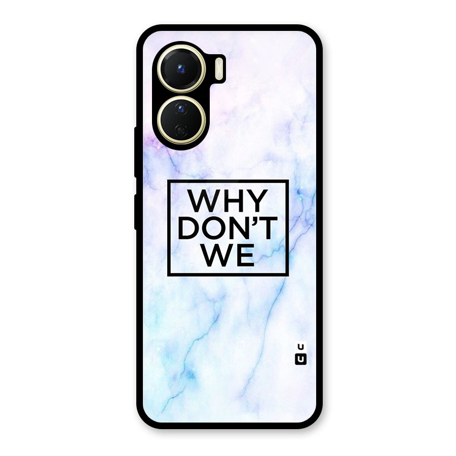 Why Dont We Glass Back Case for Vivo Y16