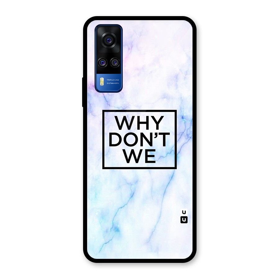 Why Dont We Glass Back Case for Vivo Y31