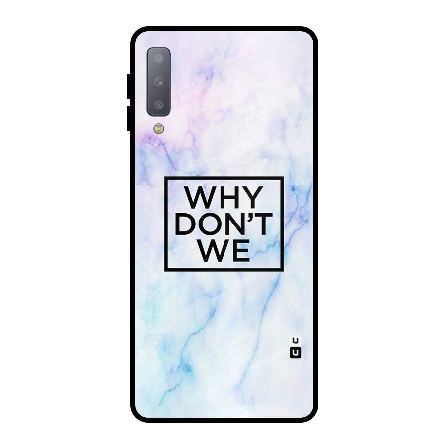 Why Dont We Metal Back Case for Galaxy A7 (2018)