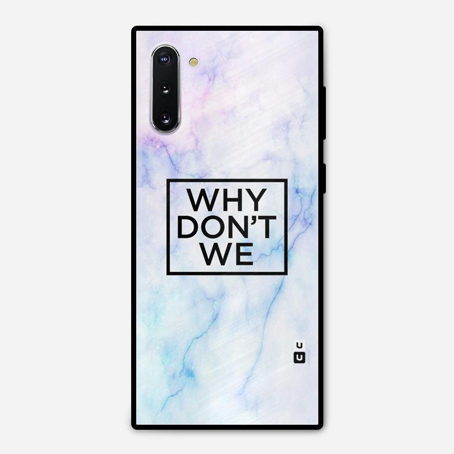 Why Dont We Metal Back Case for Galaxy Note 10