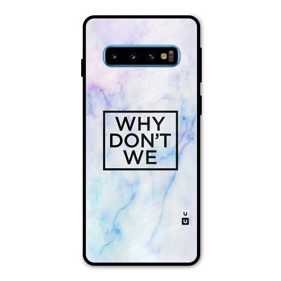 Why Dont We Metal Back Case for Galaxy S10