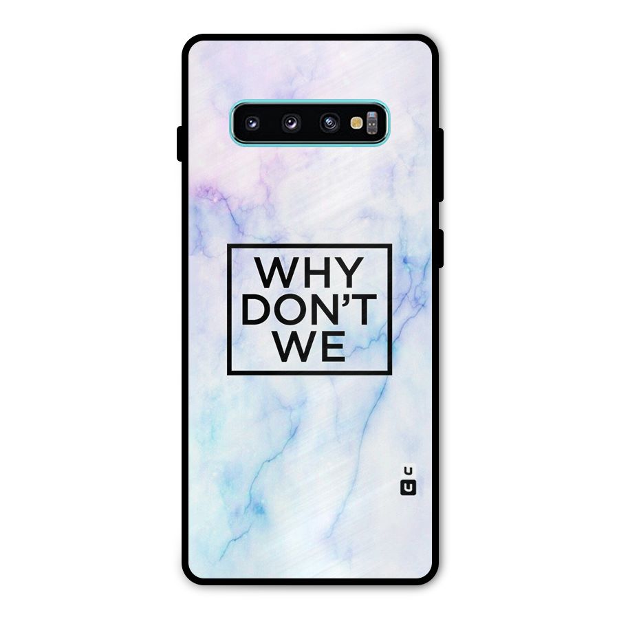 Why Dont We Metal Back Case for Galaxy S10 Plus