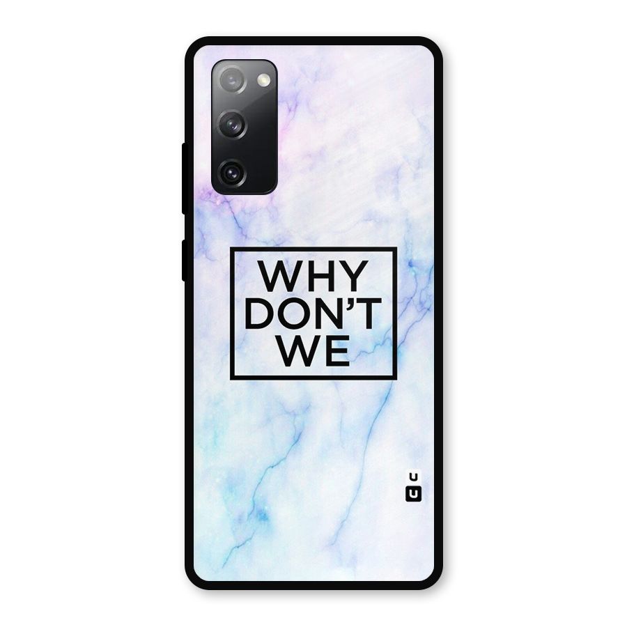 Why Dont We Metal Back Case for Galaxy S20 FE