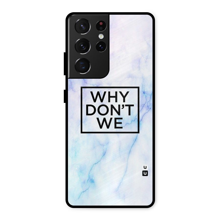 Why Dont We Metal Back Case for Galaxy S21 Ultra 5G