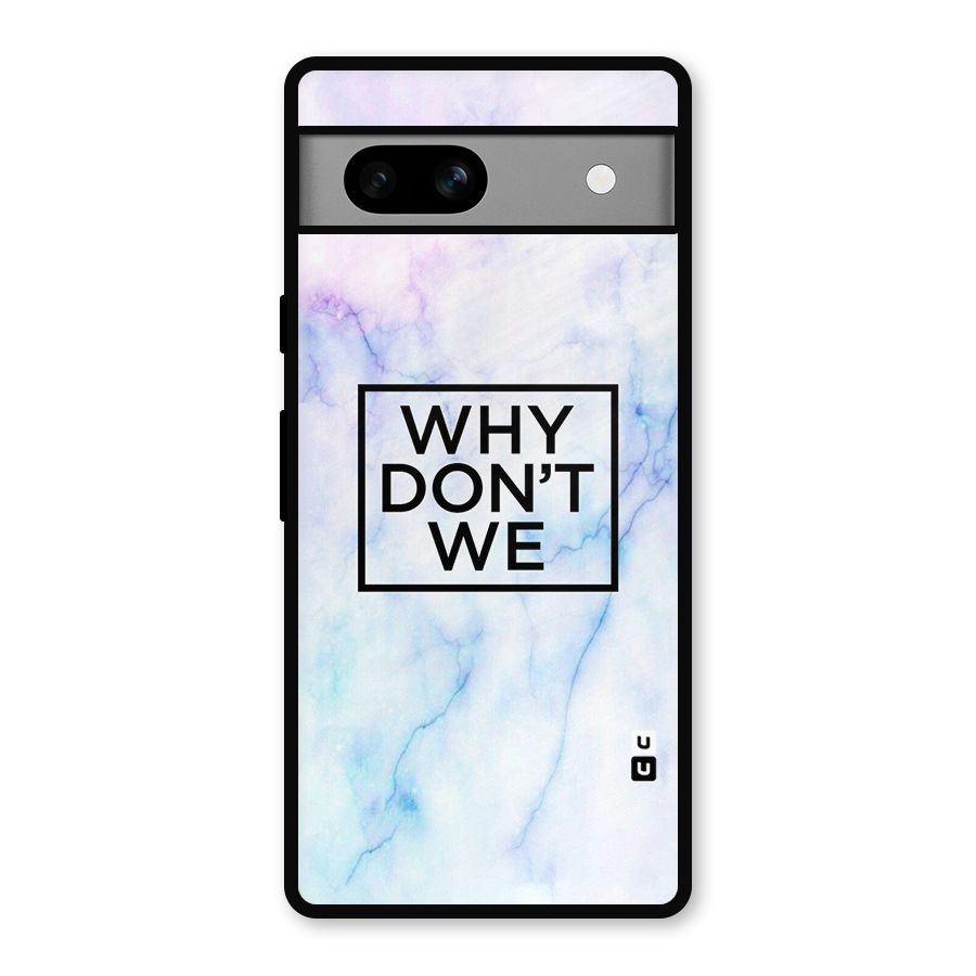 Why Dont We Metal Back Case for Google Pixel 7a