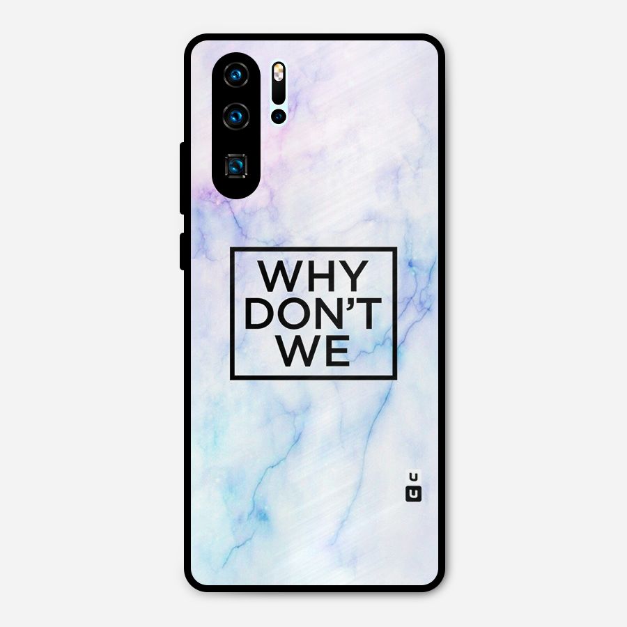 Why Dont We Metal Back Case for Huawei P30 Pro