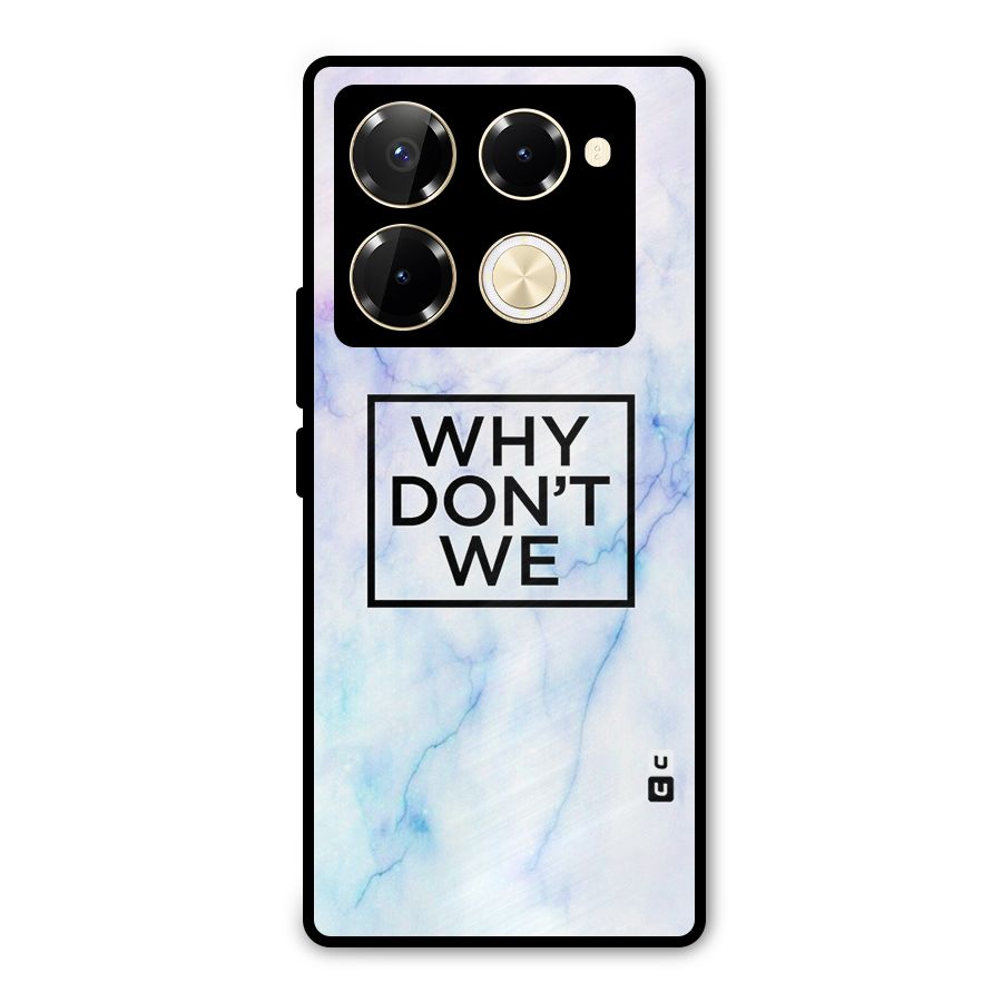 Why Dont We Metal Back Case for Infinix Note 40 Pro