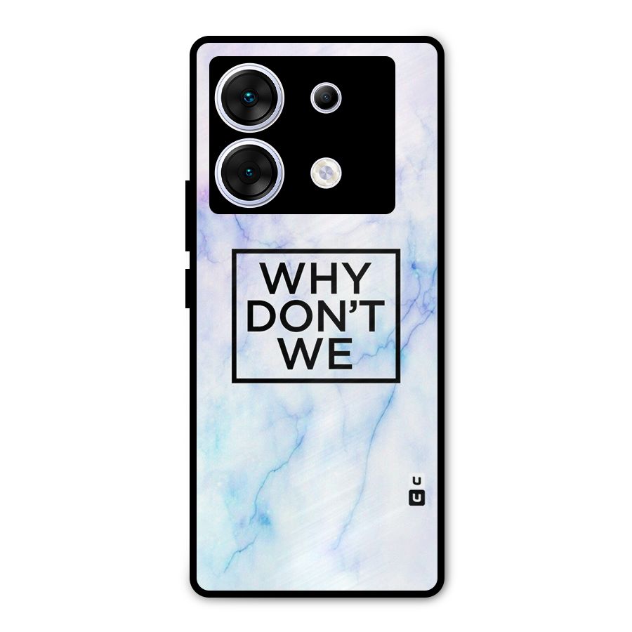 Why Dont We Metal Back Case for Infinix Zero 30 5G