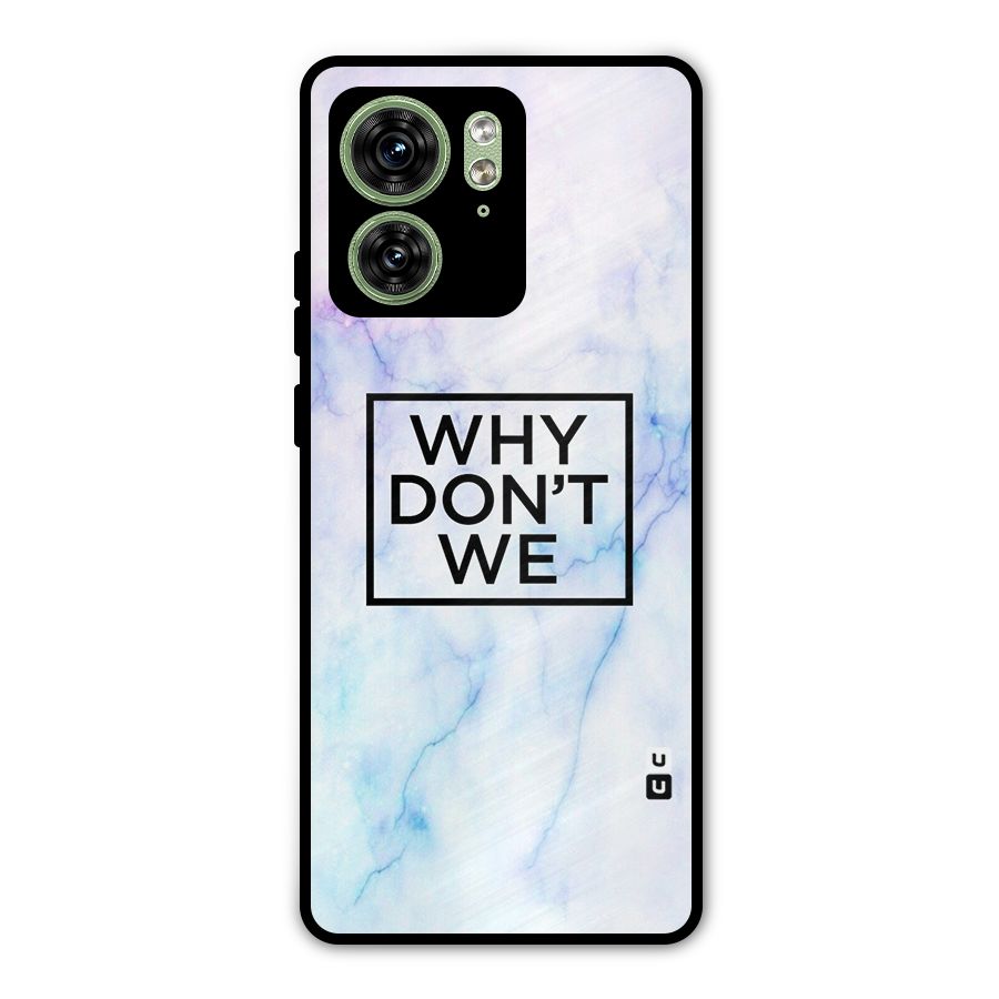 Why Dont We Metal Back Case for Motorola Edge 40 5G
