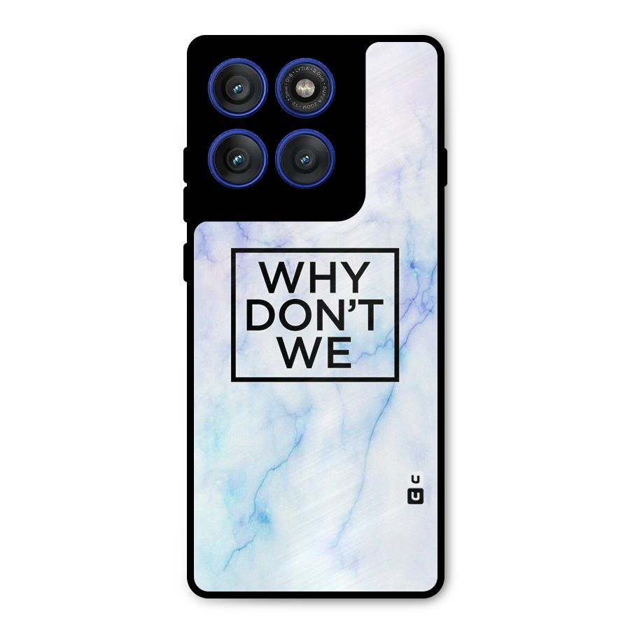 Why Dont We Metal Back Case for Motorola Edge 60 Pro
