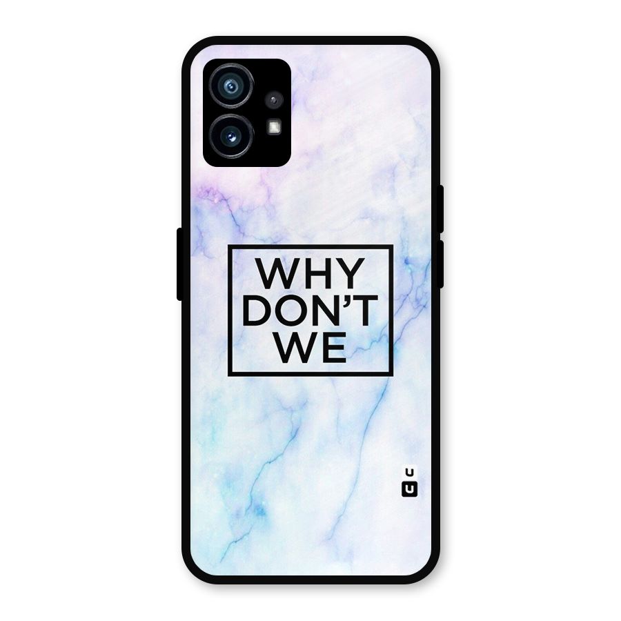 Why Dont We Metal Back Case for Nothing Phone 1