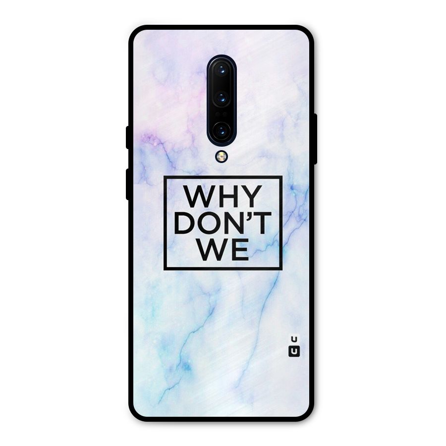 Why Dont We Metal Back Case for OnePlus 7 Pro